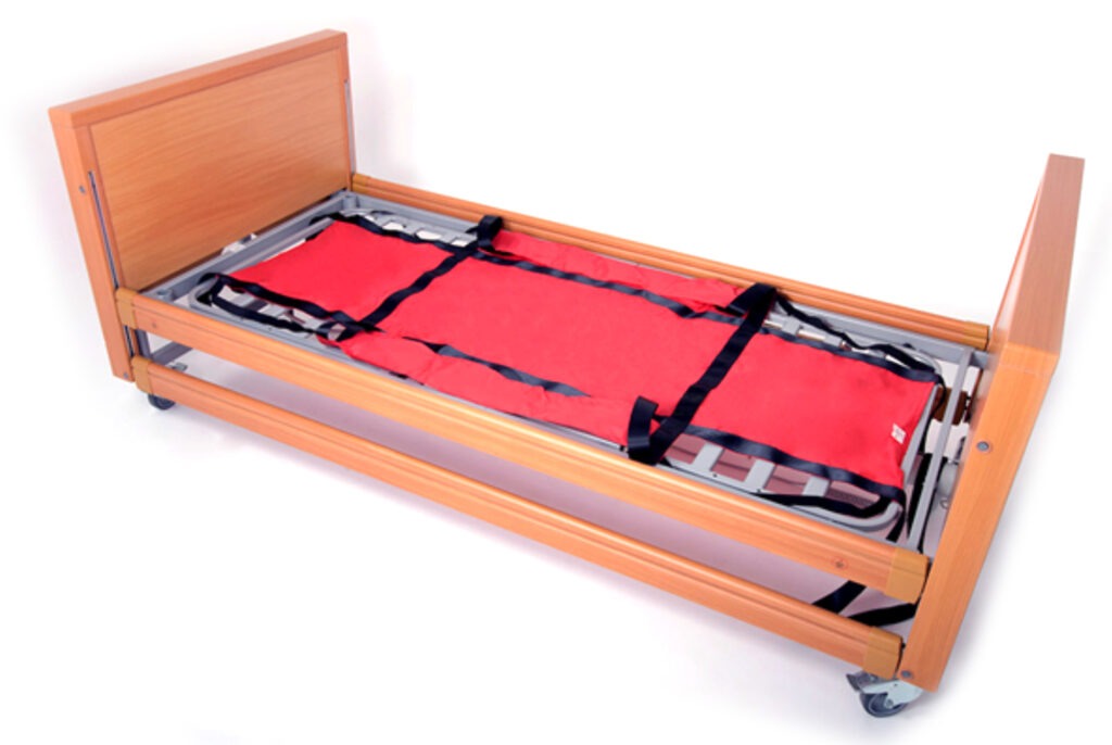 Evac+Sheet straps and evacuation features