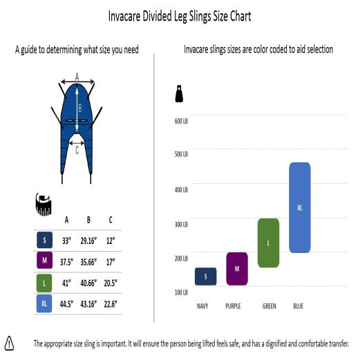 Invacare Divided Leg Sling