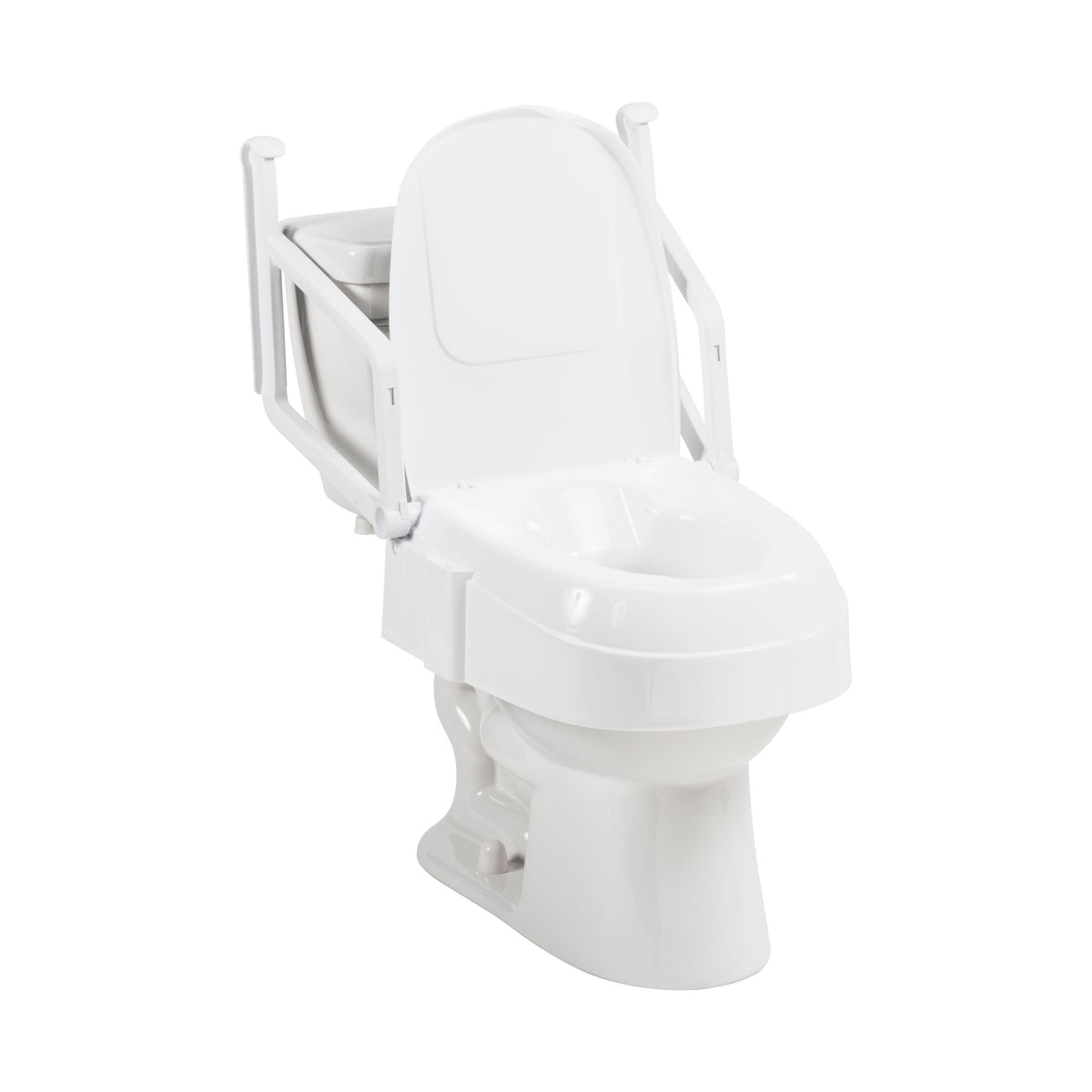 PreserveTech Universal Raised Toilet Seat — RTL12C002-WH