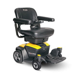 Pride Go Chair Travel Wheelchair In Citrine Yellow Colour