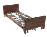 Delta Ultra Light Full Electric Low Hospital Bed with Full Rails and Innerspring Mattress