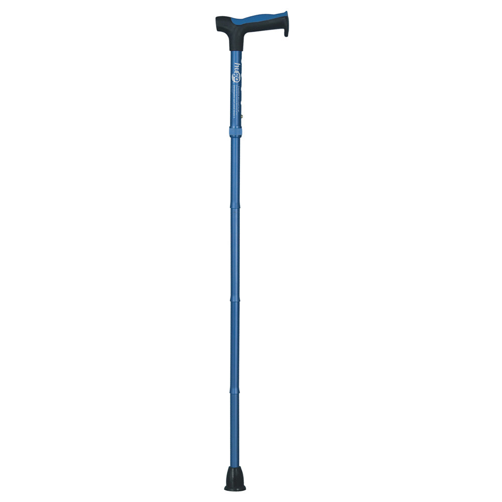 Adjustable Folding Cane with Reflective Strap, Aqua – In Motion