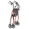 Rollator Rolling Walker with 6" Wheels, Red