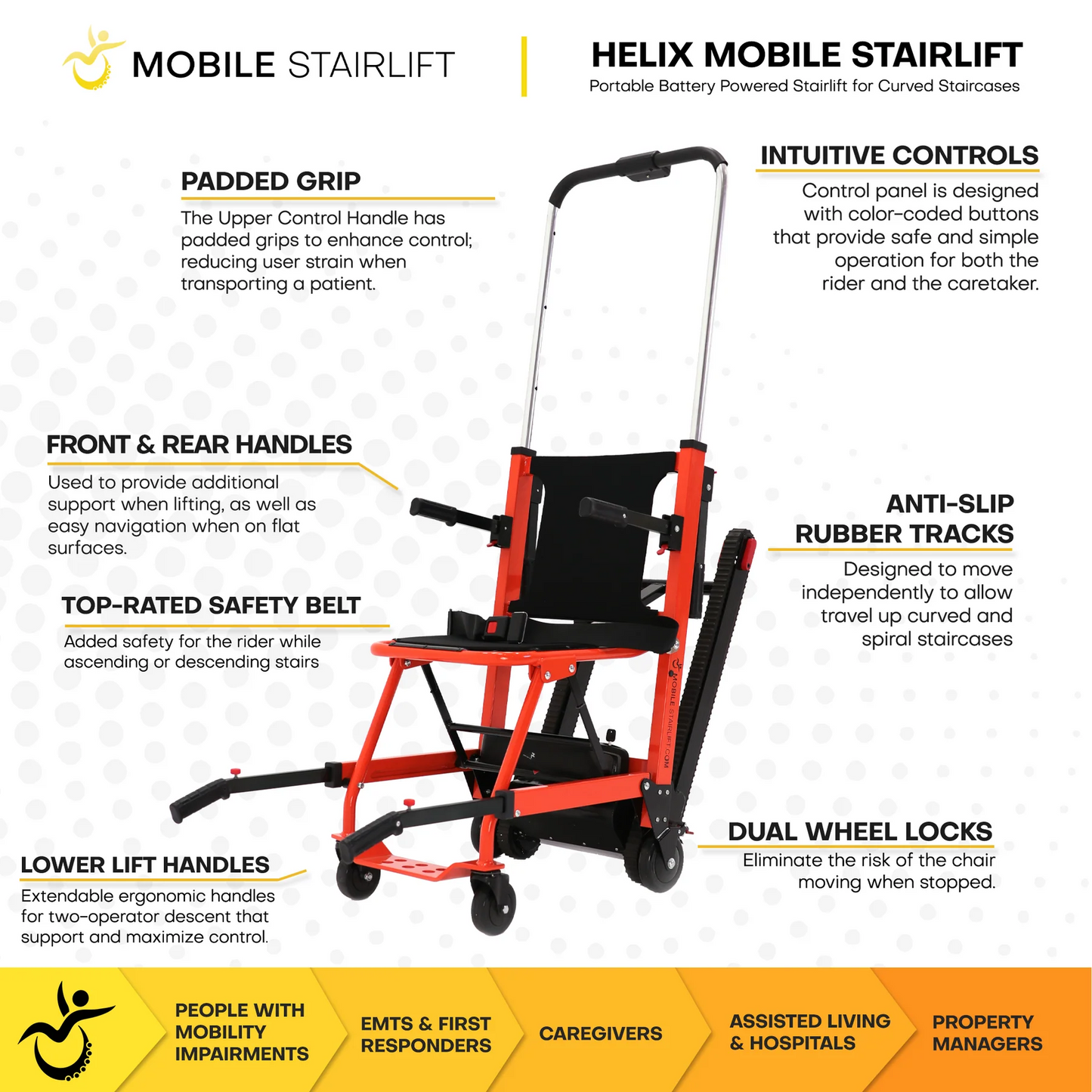 HELIX CURVED STAIRLIFT CHAIR