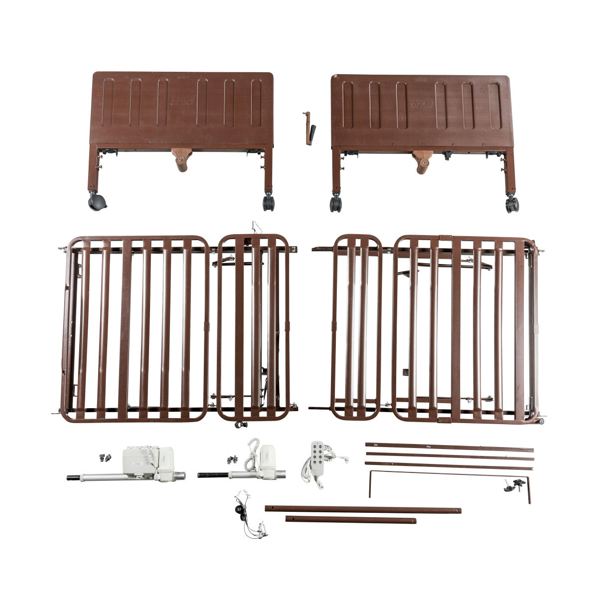 Delta Pro Homecare Bed System, Standard Linear Semi Electric — 15004PN