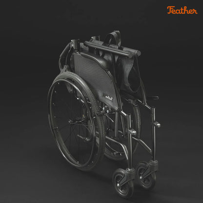 Feather Manual Wheelchair (Matte Black)