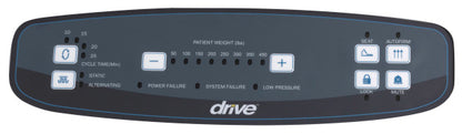 Med Aire Plus Defined Perimeter Low Air Loss Mattress Replacement System, with Low Pressure Alarm, 8"