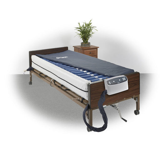 Med Aire Plus Defined Perimeter Low Air Loss Mattress Replacement System, with Low Pressure Alarm, 8"