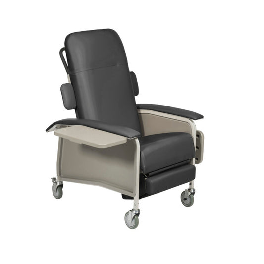 Clinical Care Geri Chair Recliner, Charcoal