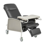 3 Position Heavy Duty Bariatric Geri Chair Recliner, Charcoal