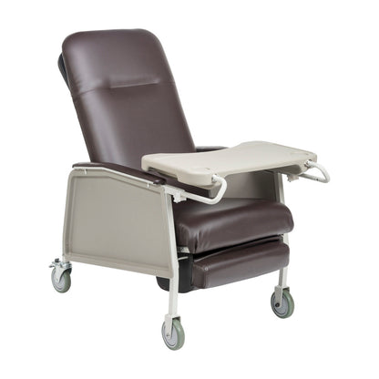 3 Position Heavy Duty Bariatric Geri Chair Recliner, Chocolate
