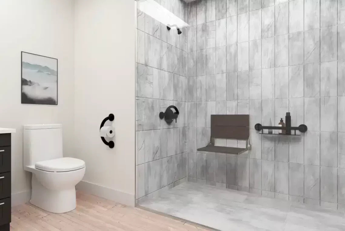 Healthcraft PLUS Crescent Ring + Grab Bar