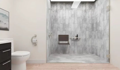 Healthcraft PLUS Bundle: Bamboo Shower Seat + 3x Grab Bars