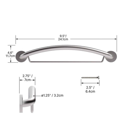 Healthcraft PLUS Towel Bar + Grab Bar