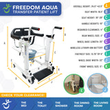 FREEDOM AQUA WATERPROOF PATIENT TRANSFER LIFT - SLING-FREE & PORTABLE