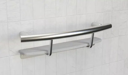 Healthcraft INVISIA Shampoo Shelf + Grab Bar