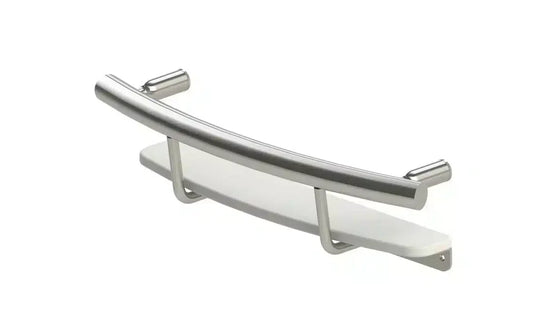 Healthcraft INVISIA Shampoo Shelf + Grab Bar