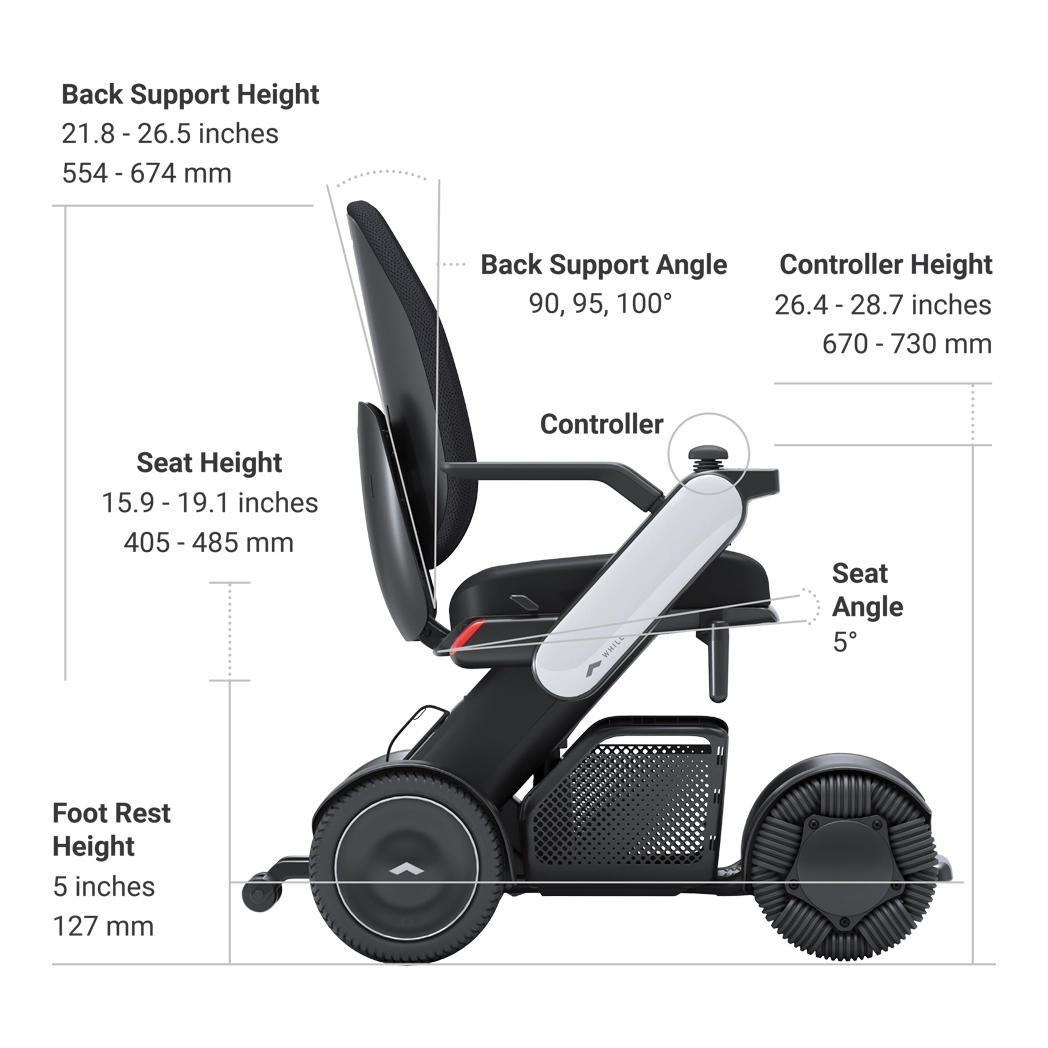 WHILL Model C2 High Back