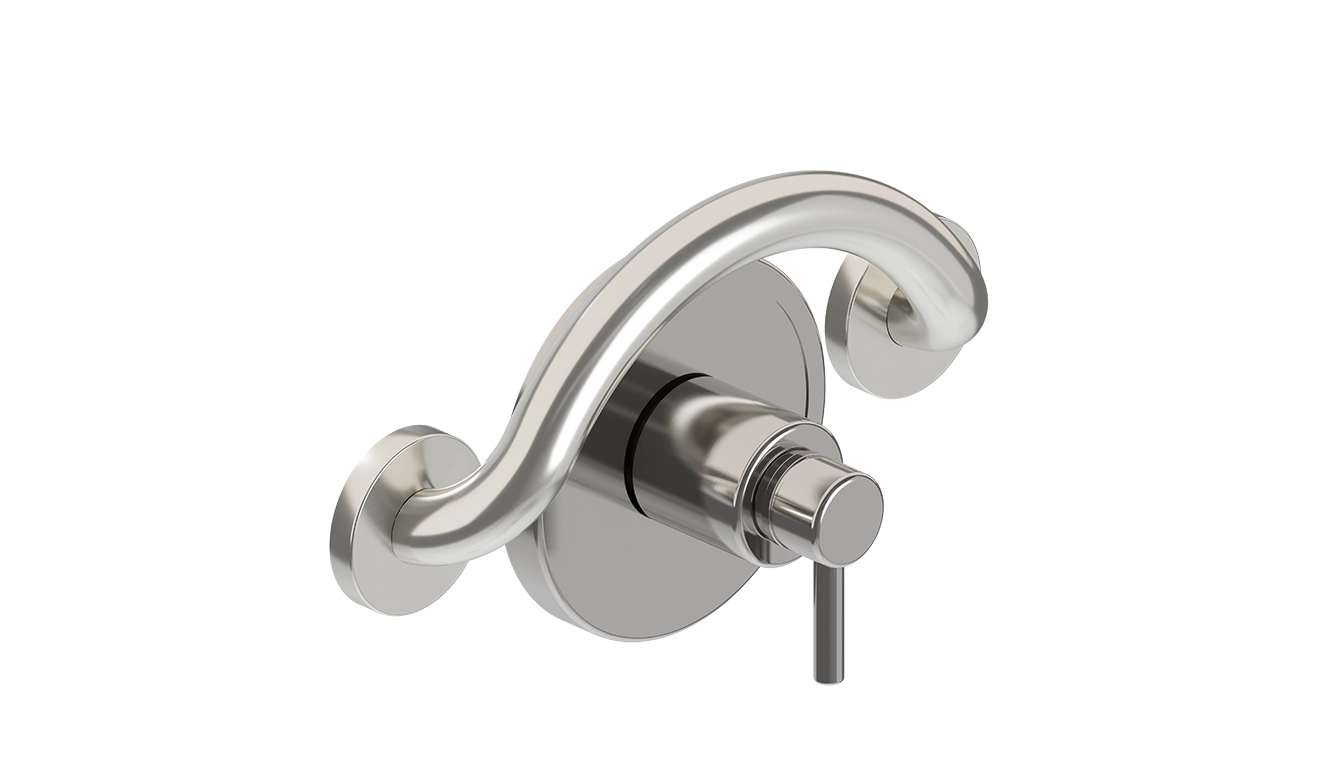 Healthcraft PLUS Crescent Ring + Grab Bar