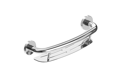 Healthcraft PLUS Shampoo Shelf 16″ + Grab Bar