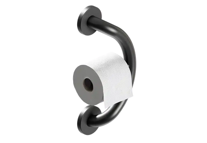 Healthcraft PLUS Toilet Paper Holder + Grab Bar