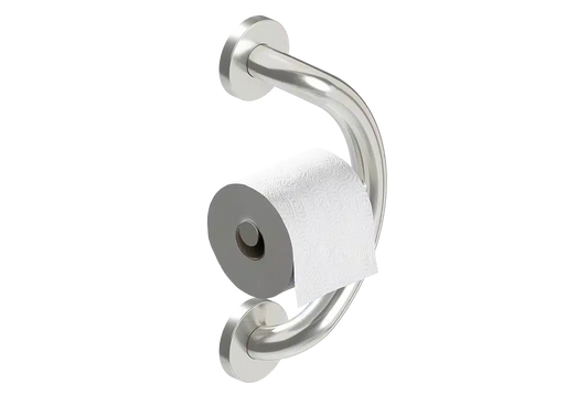 Healthcraft PLUS Toilet Paper Holder + Grab Bar