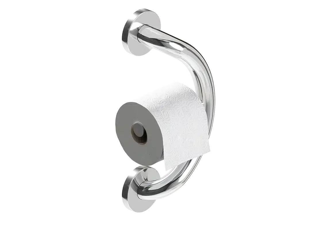 Healthcraft PLUS Toilet Paper Holder + Grab Bar