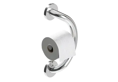 Healthcraft PLUS Toilet Paper Holder + Grab Bar
