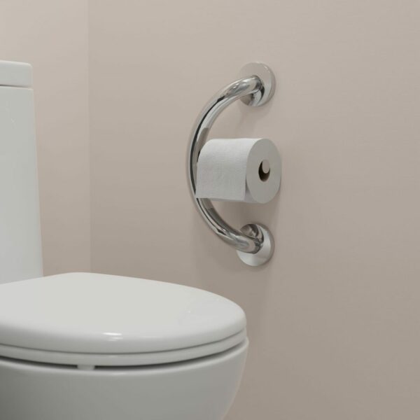 Healthcraft PLUS Toilet Paper Holder + Grab Bar