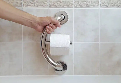 Healthcraft PLUS Toilet Paper Holder + Grab Bar