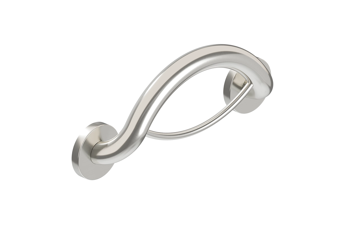 Healthcraft PLUS Towel Ring + Grab Bar