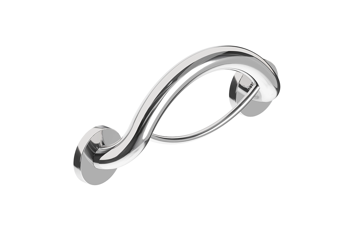 Healthcraft PLUS Towel Ring + Grab Bar