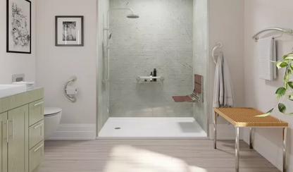 Healthcraft PLUS Shampoo Shelf 16″ + Grab Bar