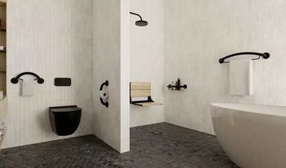 Healthcraft PLUS Towel Ring + Grab Bar