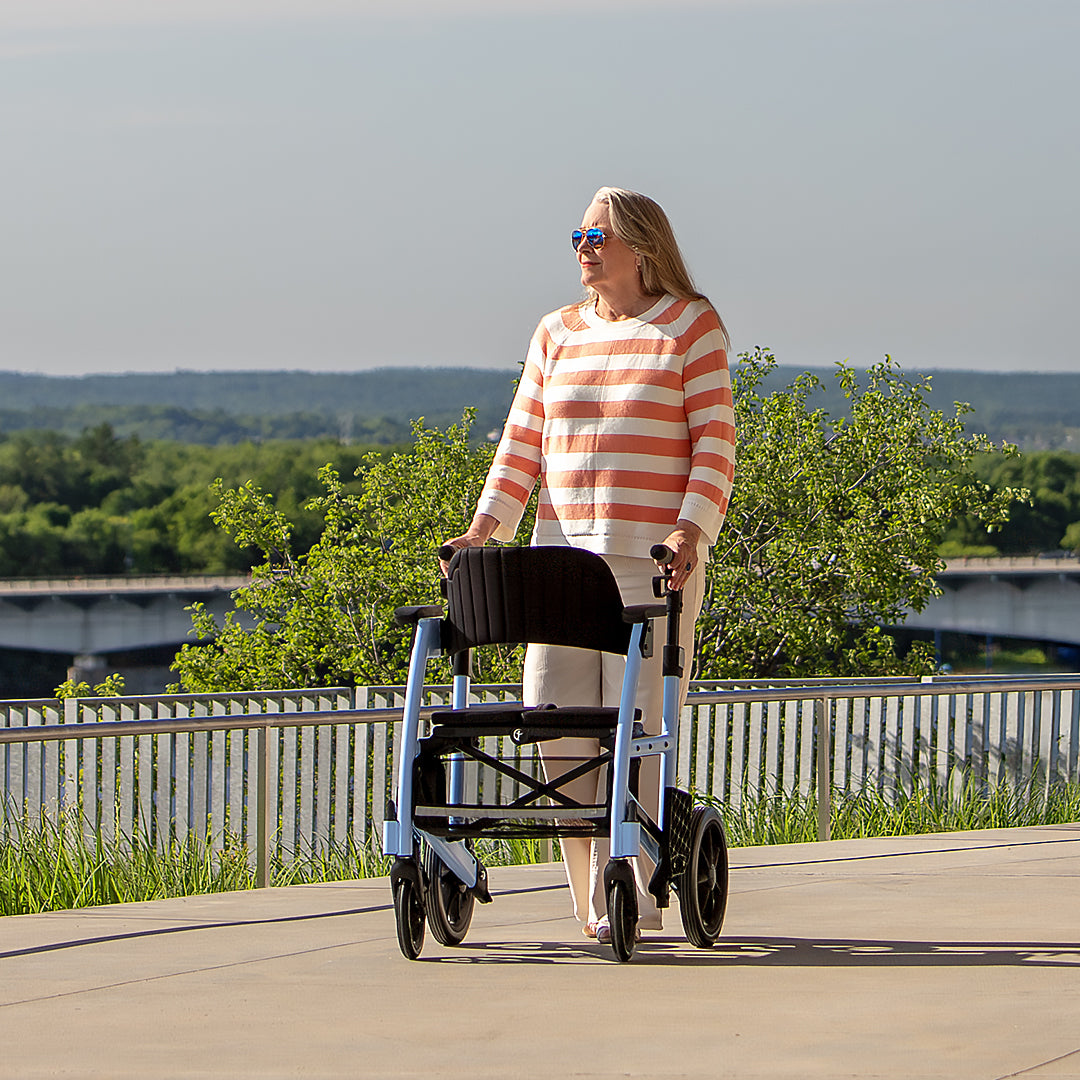 Triumph Prestige 2in1 Rollator - 21" Seat Height