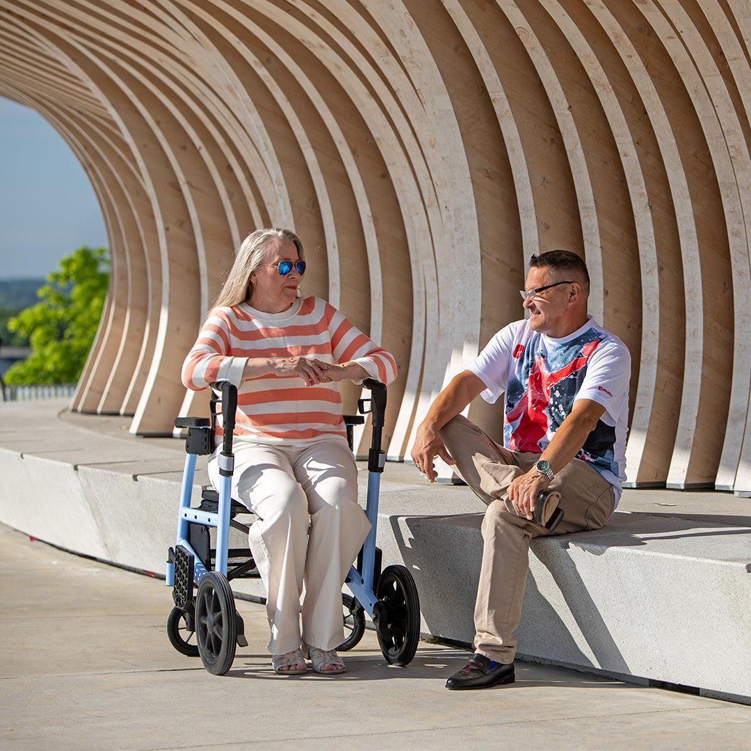 Triumph Prestige 2in1 Rollator - 21" Seat Height