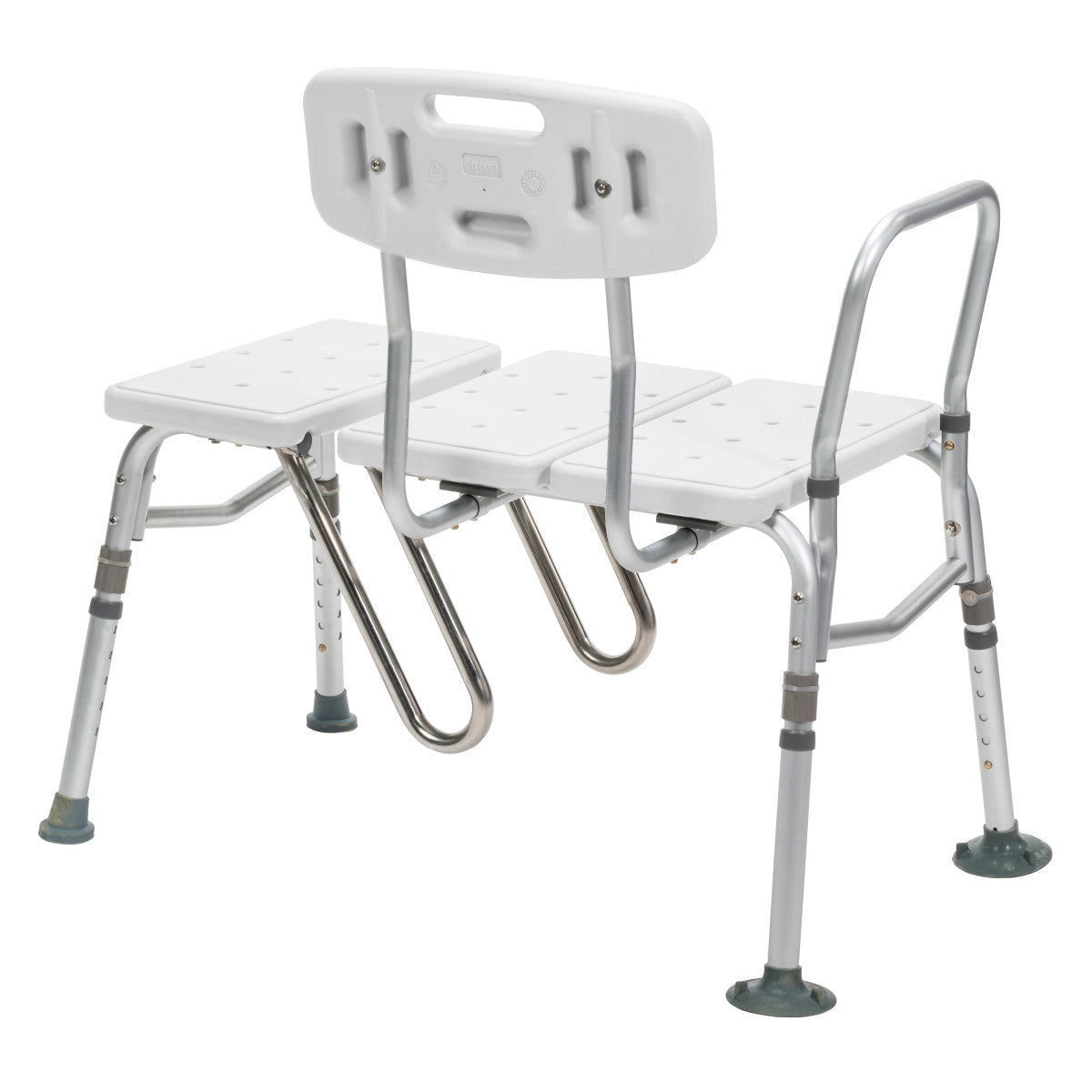 Splash Defense Transfer Bench with Curtain Guard Protection — RTL12032KDR