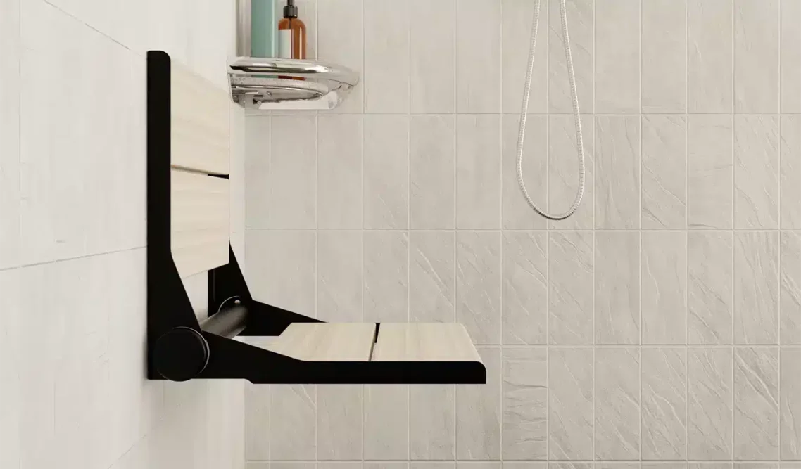 Healthcraft SerenaSeat PRO Bamboo Shower Seat