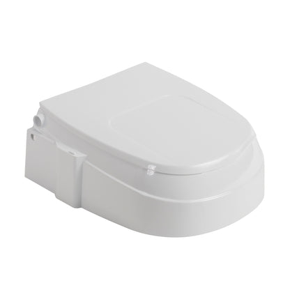 PreserveTech Universal Raised Toilet Seat — RTL12C002-WH