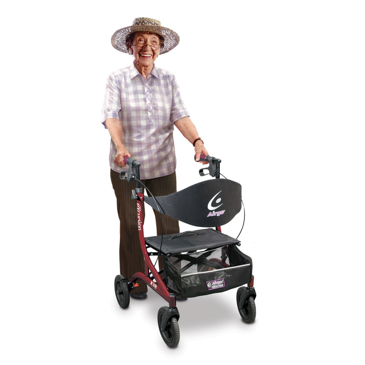 Airgo eXcursion X18 Cranberry — in use