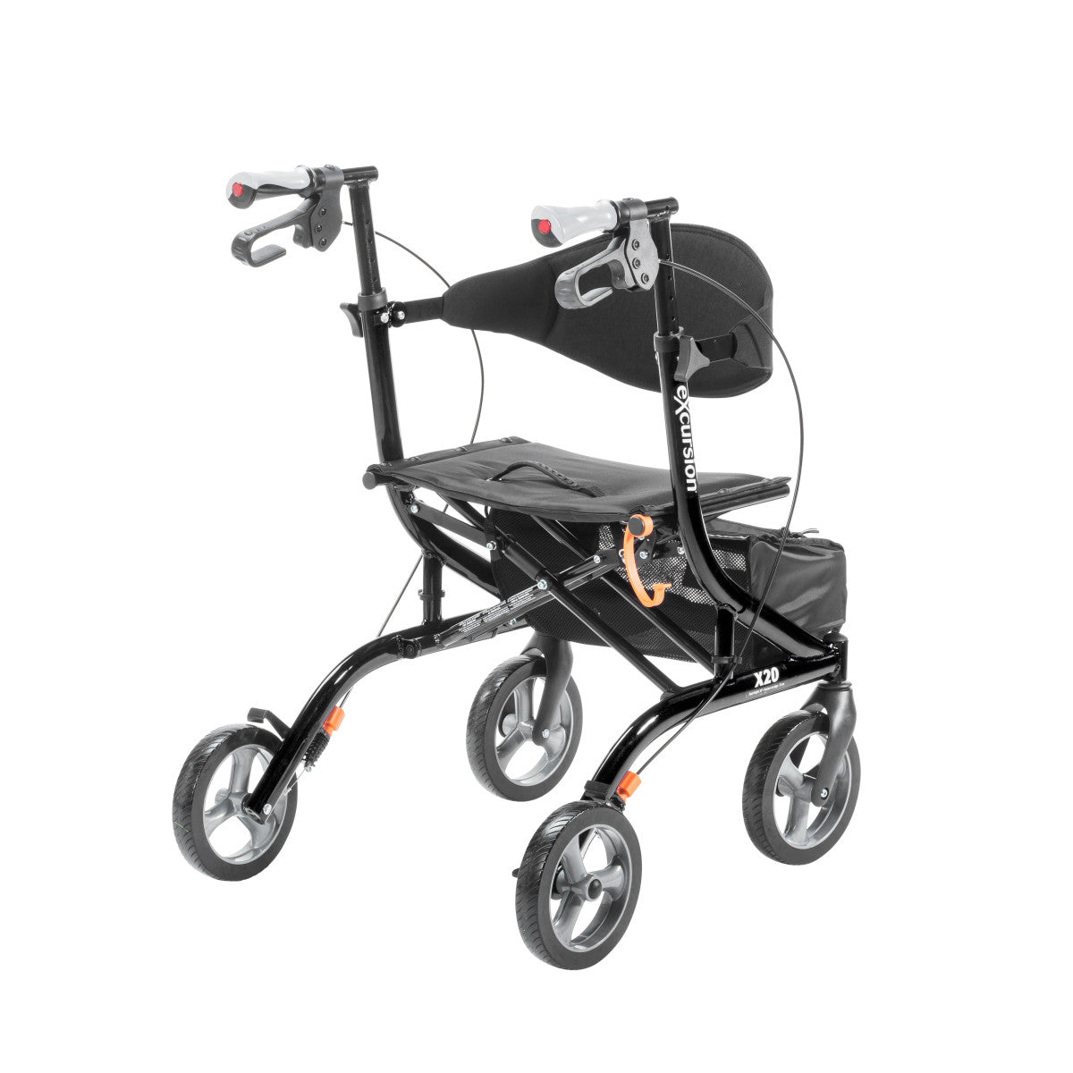 Airgo eXcursion X20 — Pearl Black — rear angle