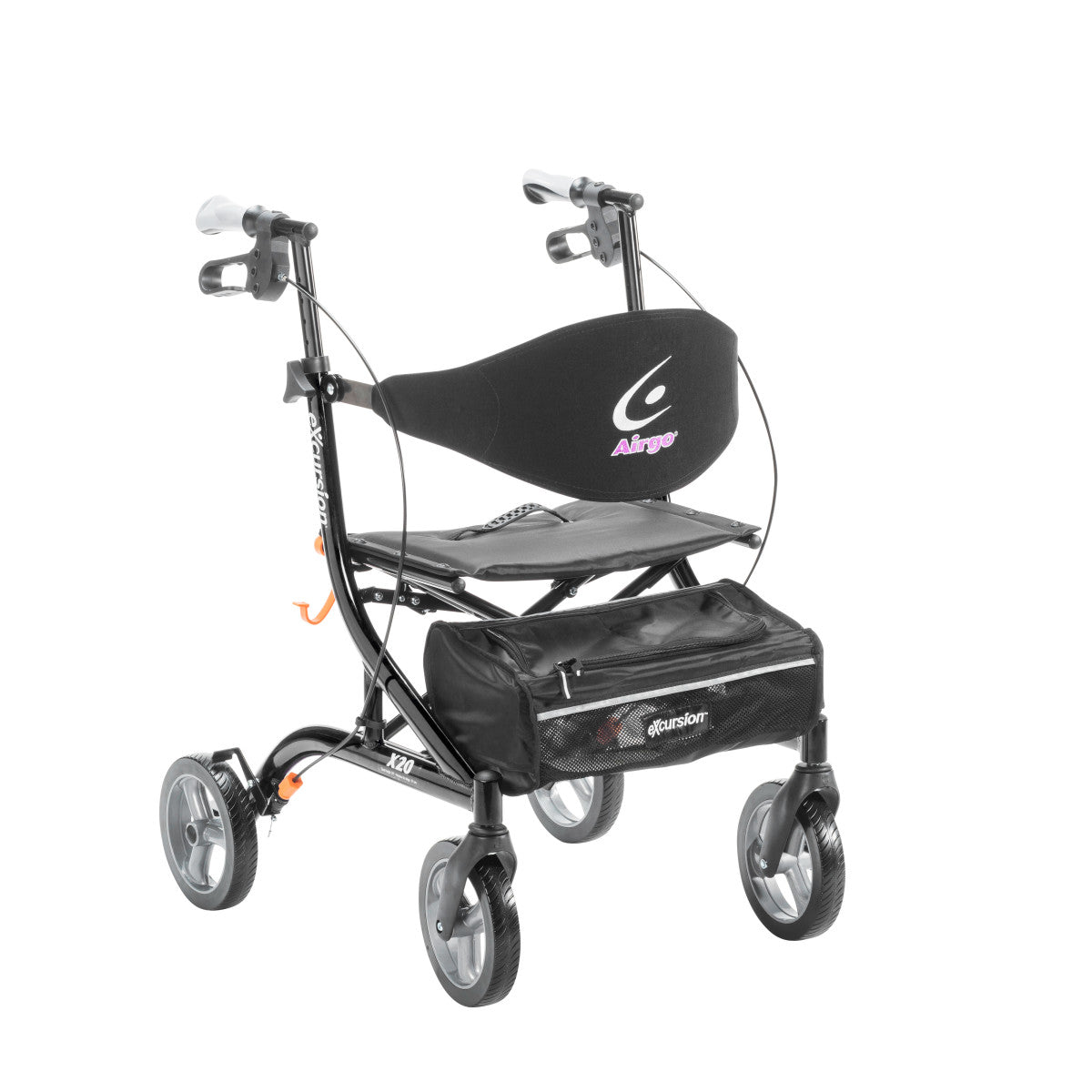 Airgo eXcursion X20 — Pearl Black — alternate angle