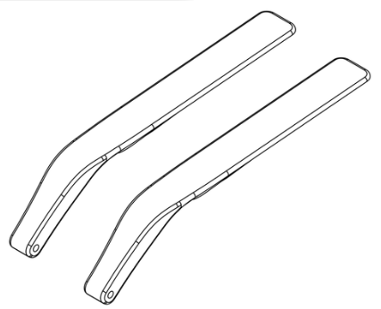 Jazzy Ultralight Arm Pad Covers, Pair