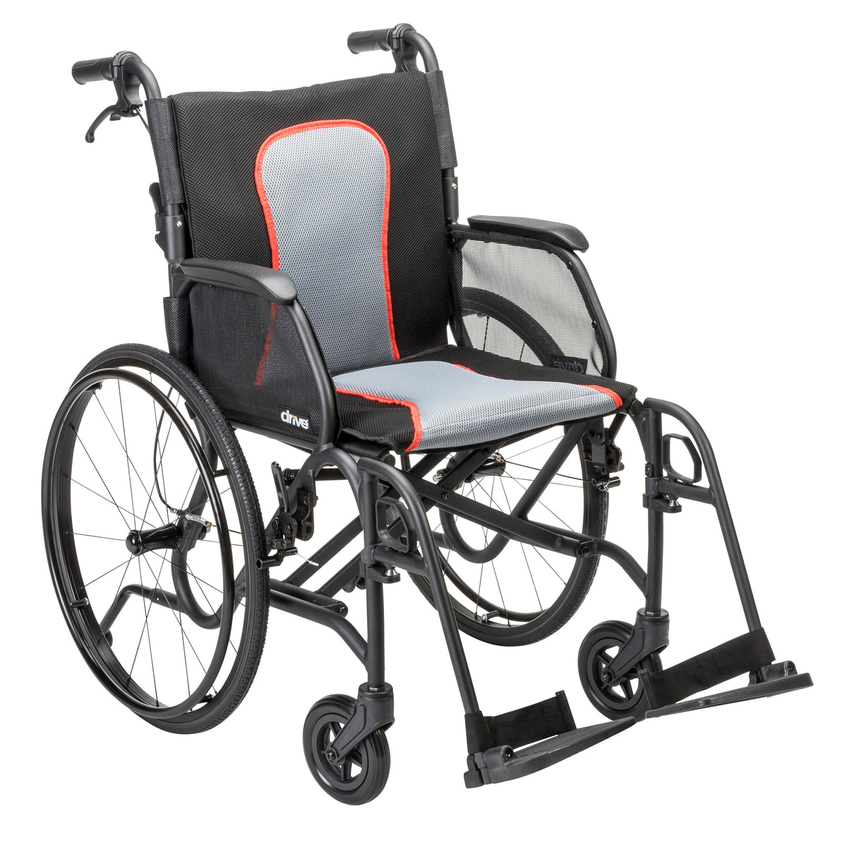AeroFly™ Ultra-Lite Wheelchair, Matte Gray, 20" — AF20FDAGY-SF