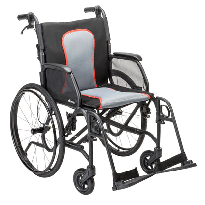 AeroFly™ Ultra-Lite Wheelchair, Matte Gray, 20" — AF20FDAGY-SF