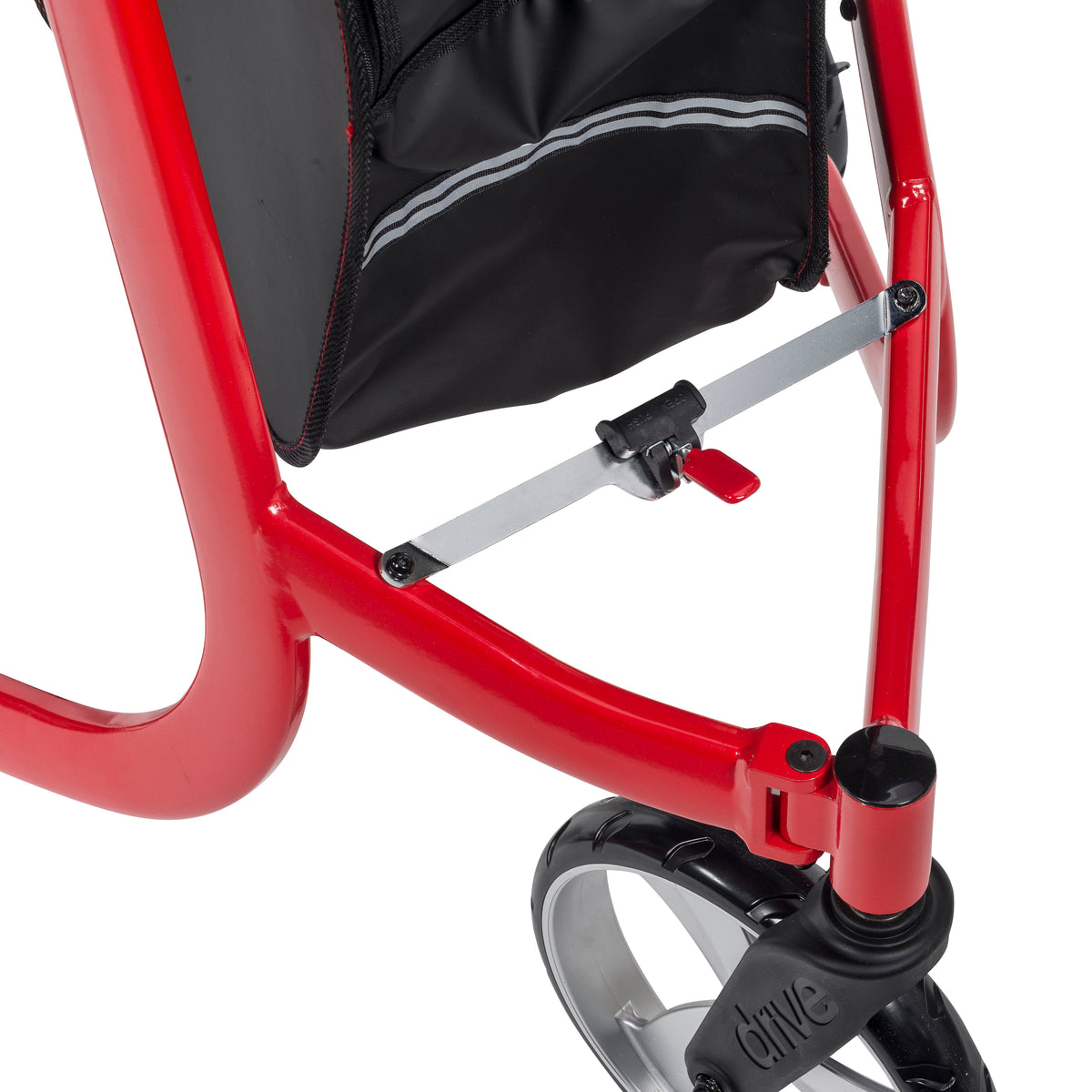 Nitro Euro Style 3-Wheel Rollator Rolling Walker — RTL10266TWHL