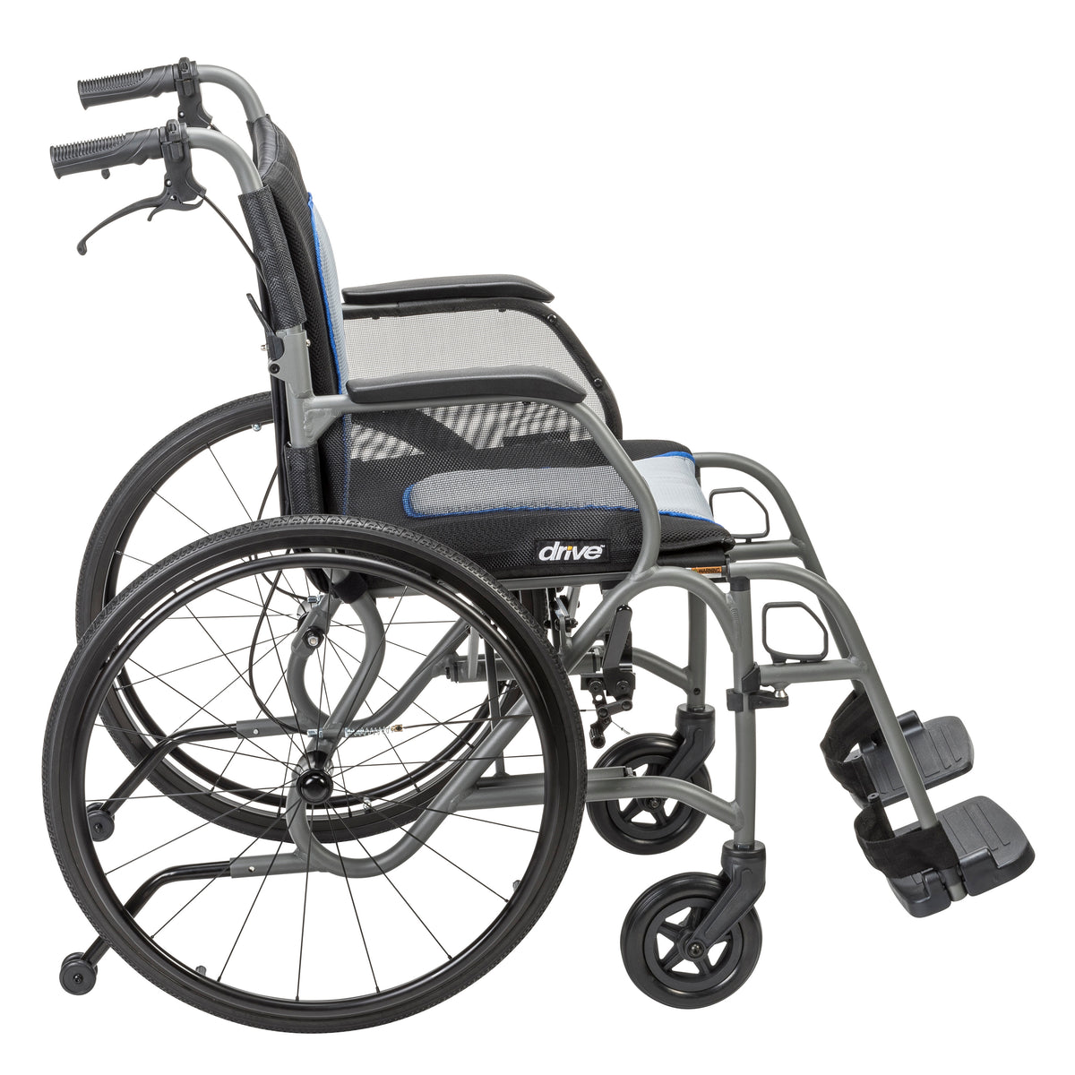 AeroFly™ Ultra-Lite Wheelchair, Matte Gray, 18" — AF18FDAGY-SF