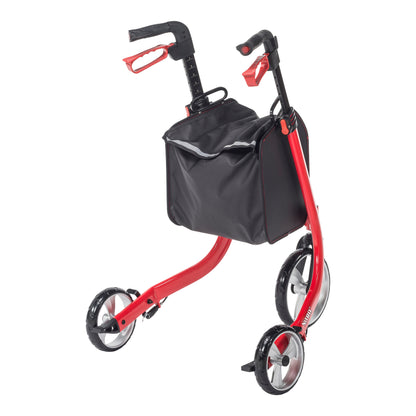 Nitro Euro Style 3-Wheel Rollator Rolling Walker — RTL10266TWHL