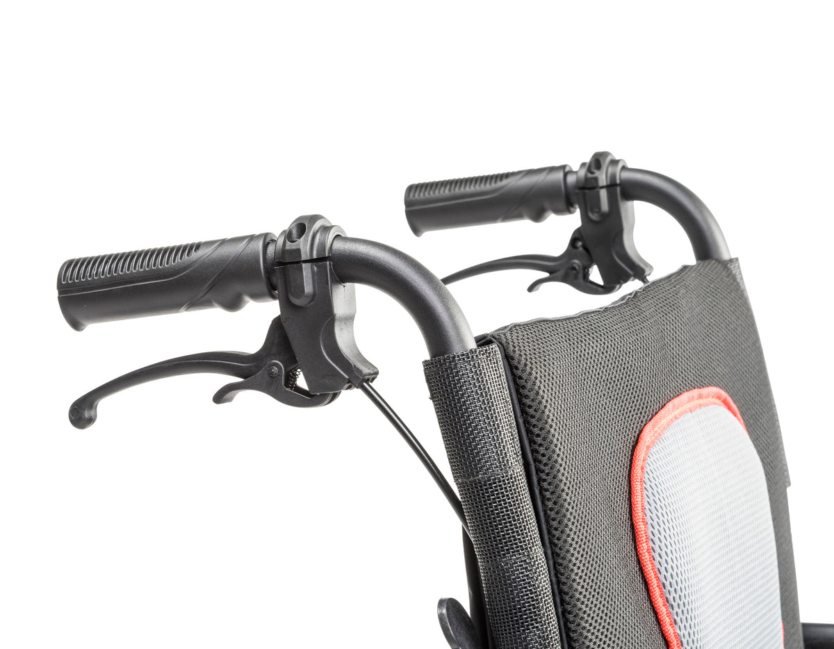 AeroFly™ Ultra-Lite Wheelchair, Matte Black, 18" — AF18FDABK-SF