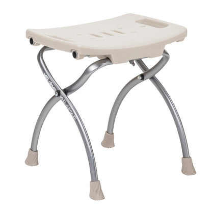 MD by Drive X-Fold Shower Chair, Stone — MD50100TP